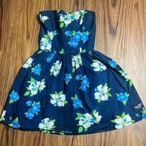 Hollister Co. Women's Blue and Navy Dress